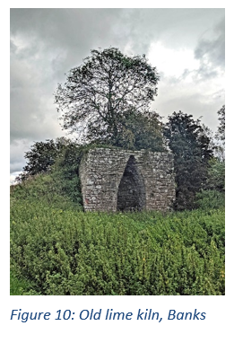 Figure 10: Old lime kiln, Banks