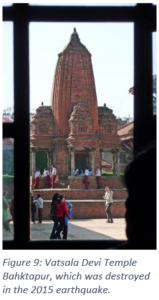 Figure 9: Vatsala Devi Temple Bahktapur, which was destroyed in the 2015 earthquake.