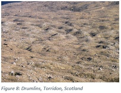 Figure 8: Drumlins, Torridon, Scotland