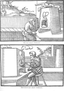 Figure 1Cupellation from Agricola's De Re Metallica