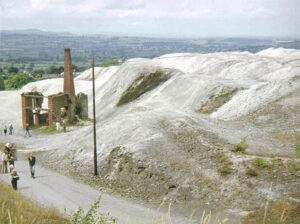 Mine waste at Snailbeach