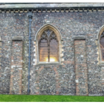 Reused Roman material in the north wall of St Albans Abbey